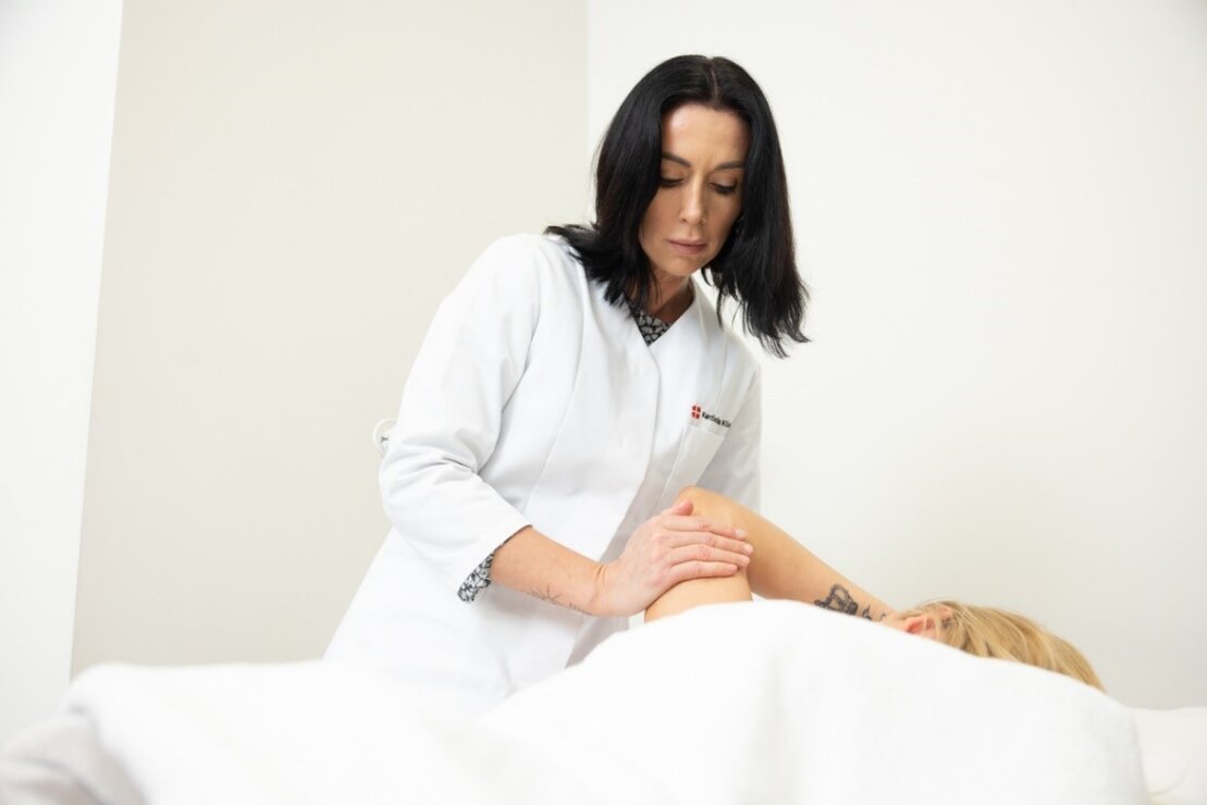 Kardiolita Hospital specialists provide lymphatic drainage massages after plastic surgery