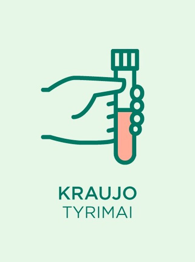 Procedūrinis (123kab.) Tik kraujo paėmimas