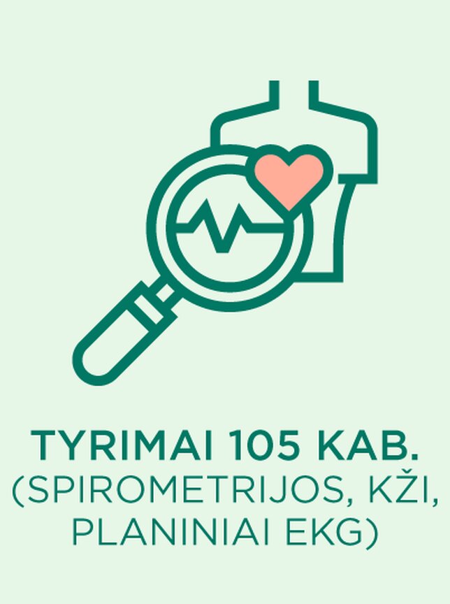 Procedūrinis (125kab.) PLANINIAI EKG ir KŽI. NEPLANINĖS manipuliacijos.